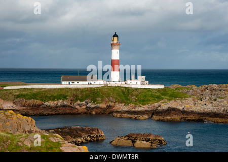 Buchan Ness Leuchtturm, Boddam Stockfoto