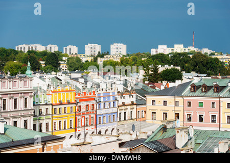 Rynek Wielki, Altstädter Ring, UNESCO World Heritage Site, Zamosc, Polen, Europa Stockfoto