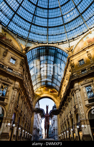 Galleria Vittorio Emanuele II, Mailand, Lombardei, Italien, Europa Stockfoto