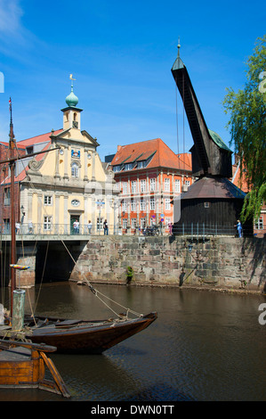 Hafen, Lüneburg Stockfoto