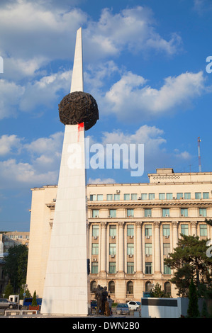 Helden der Revolution von 1989 Denkmal, Piata Revolutiei, Bukarest, Rumänien, Europa Stockfoto