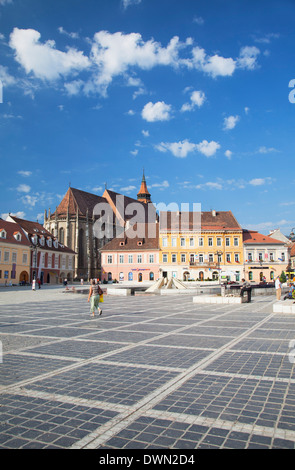 Piata Sfatului, Brasov, Siebenbürgen, Rumänien, Europa Stockfoto