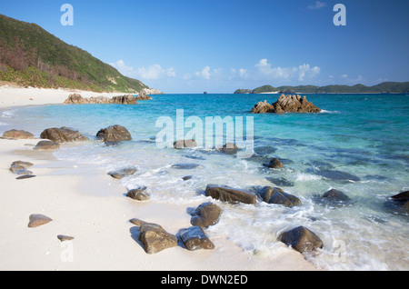 Nishibama Beach, auch bekannt als Insel, Kerama Inseln, Okinawa, Japan, Asien Stockfoto