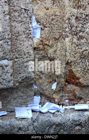 Frauenabteilung der Klagemauer, Jerusalem, Israel, Nahost Stockfoto