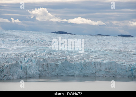 Grönland, Qeqqata Gemeinde, Kangerlussuaq (große Fjord aka Sondre Stromfjord). Grönlands Eiskappe aka Eisschild. Stockfoto