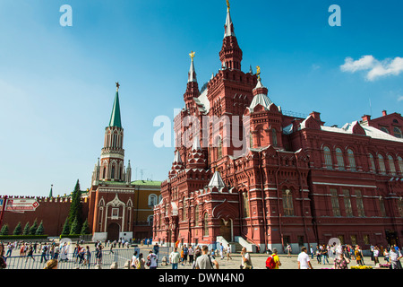 Das Museum am Roten Platz, UNESCO-Weltkulturerbe, Moskau, Russland, Europa Stockfoto