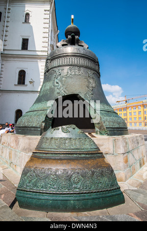 Zarenglocke im Kreml, UNESCO-Weltkulturerbe, Moskau, Russland, Europa Stockfoto