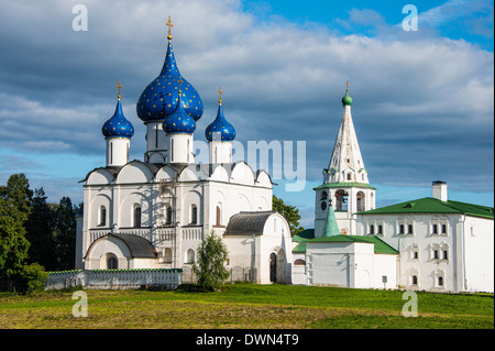 Geburt der Jungfrau Kathedrale, UNESCO-Weltkulturerbe, Susdal, Goldener Ring, Russland, Europa Stockfoto