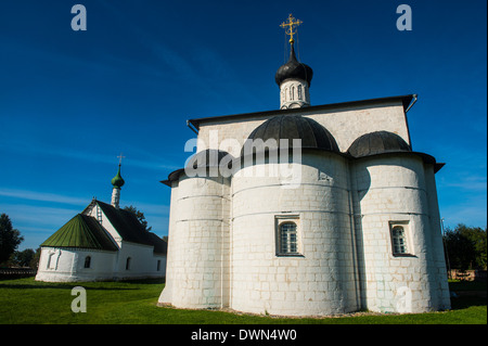 Kirche von Boris und Gleb in Kidesha (Kideksha), UNESCO-Weltkulturerbe in der Nähe von Susdal, Goldener Ring, Russland, Europa Stockfoto