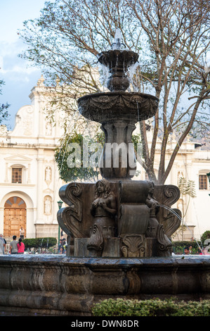Parque Central in Antigua, Guatemala Stockfoto