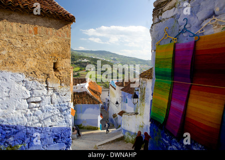 Altstadt, Asilah, Marokko, Nordafrika, Afrika Stockfoto