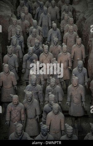 Figuren der Terrakotta Armee in Xi ' an, Provinz Shaanxi, China Stockfoto