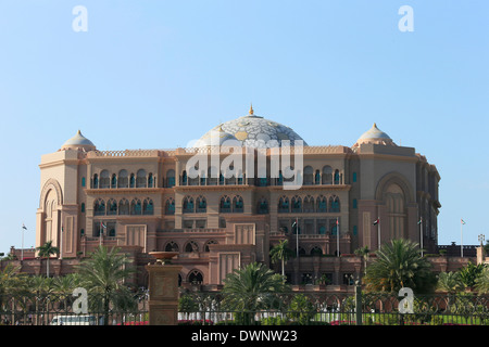 Hotel Emirates Palace, Abu Dhabi, Emirat Abu Dhabi, Vereinigte Arabische Emirate Stockfoto