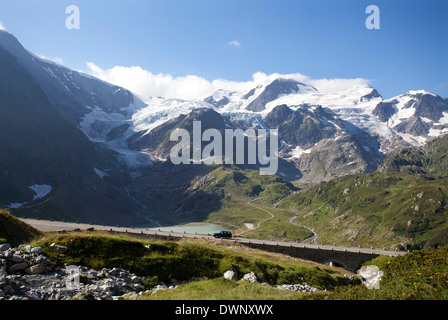 Stein-Gletscher, Stein-See, Uri Alpen, Sustenpass, Kanton Bern, Schweiz Stockfoto