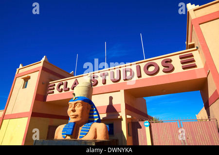 CLA Film Studios, Ouarzazate, Marokko, Nordafrika Stockfoto