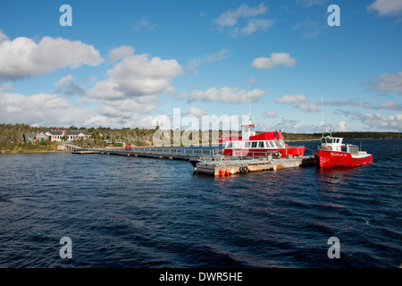 Kanada, Neufundland, Gros Morne National Park, Western Brook Pond. Stockfoto