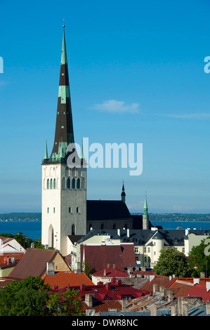 Kirche St. Olaf, Tallinn Stockfoto