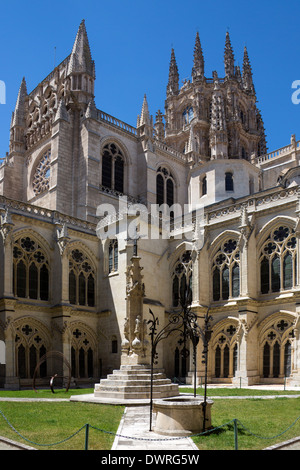 Kathedrale von Burgos in der Stadt Burgos in Nordspanien. Stockfoto