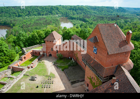 Burg Turaida Stockfoto