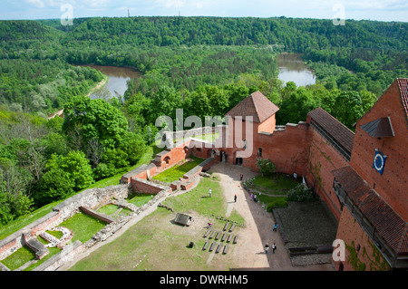 Burg Turaida Stockfoto