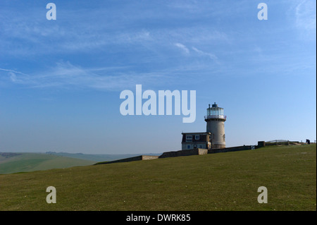 Belle Tout Leuchtturm, Beachy Head, in der Nähe von Eastbourne, East Sussex, UK Stockfoto
