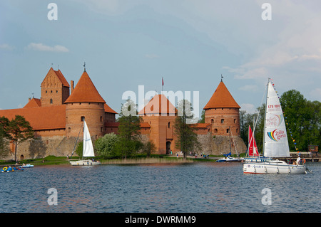 Burg Trakai, Trakai Stockfoto
