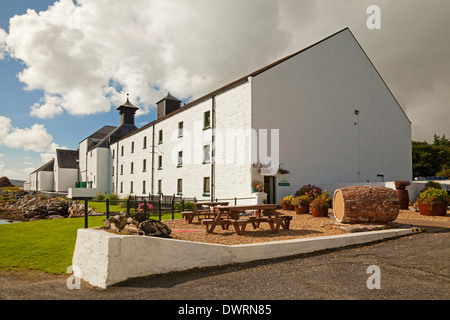 Laphroaig Destillerie in der Nähe von Port Ellen auf der Isle of Islay Stockfoto