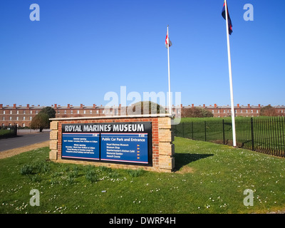 Royal Marines Museumseingang, Eastney, Portsmouth, Hampshire Stockfoto