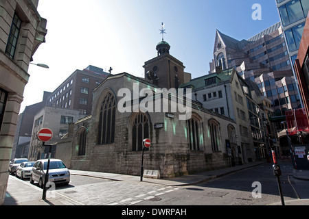 St. Olave Hart Street, City of London, England, Vereinigtes Königreich. Stockfoto