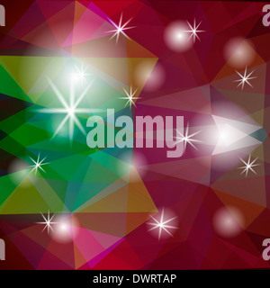 Zusammenfassung Hintergrund Farbe Dreiecke Stockfoto