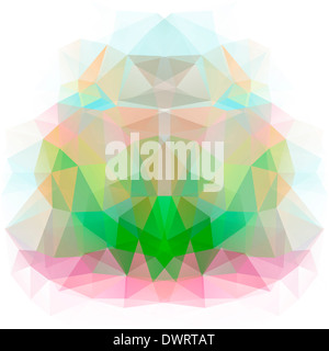 Zusammenfassung Hintergrund Farbe Dreiecke Stockfoto