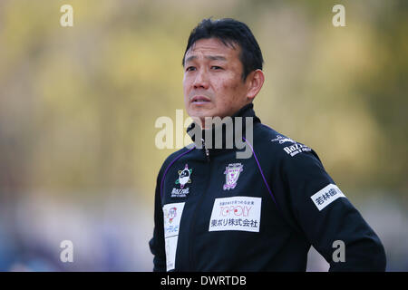 Machida Stadion, Tokio, Japan. 9. März 2014. Musashi Mizushima (MYFC), 9. März 2014 - Fußball /Soccer: 2014 Meiji Yasuda J3 LEAGUE zwischen FC Machida Zelvia 3-0 Fujieda MYFC Stadium Machida, Tokyo, Japan. © YUTAKA/AFLO SPORT/Alamy Live-Nachrichten Stockfoto