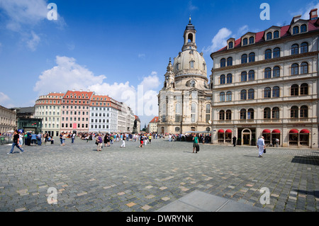 Deutschland, Sachsen, Dresden, Neumarkt Frauenkirche Frauenkirche Stockfoto
