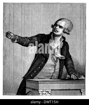 Georges Jacques Danton (1759-1794), politischer Führer der französischen Revolution Stockfoto