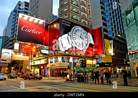 Straßenszene Canton Road Kowloon Hong Kong China Stockfoto