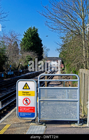 Sudbury Town U-Bahn-Station Plattform, London Borough of Brent, London, England, Vereinigtes Königreich Stockfoto