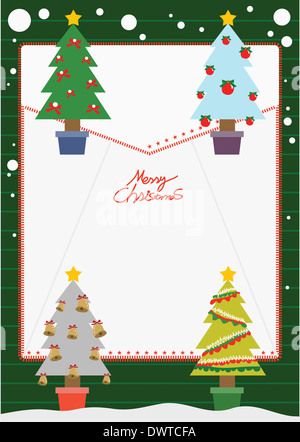 ein Weihnachtsfest im Zusammenhang mit Vorlage mit einem Textfreiraum Stockfoto