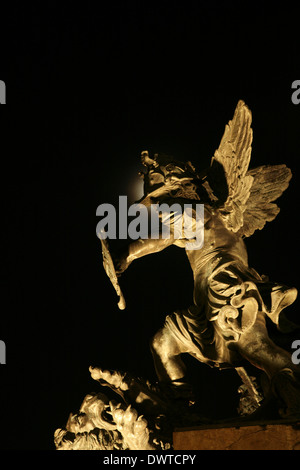 Die Mariensaule oder Marias Spalte (1638), Marienplatz, München, Deutschland. Stockfoto