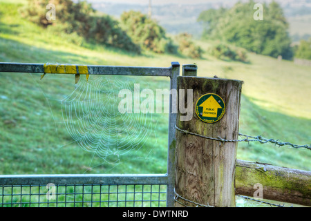 Öffentlichen Fuß Weg Tor Stockfoto