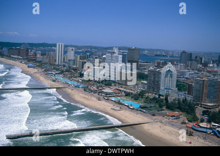 Der "Golden Mile" von Durban am Strand Stockfoto