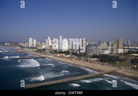 Der "Golden Mile" von Durban am Strand Stockfoto