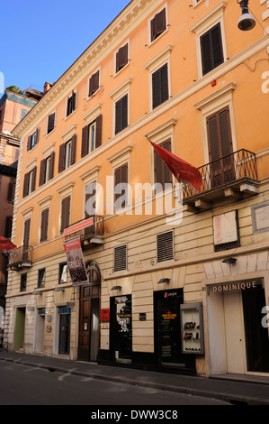 Italien, Rom, Via del Corso, Casa di Goethe Haus Museum Stockfoto