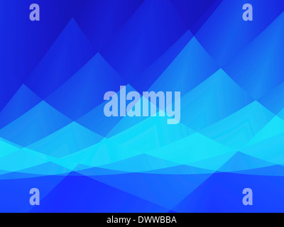 Abstrakte blaues Dreieck Hintergrund Stockfoto