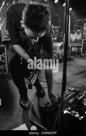 Indie-Band Glasvegas auf das Konzert, live-Musik Stockfoto