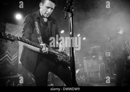 Indie-Band Glasvegas auf das Konzert, live-Musik Stockfoto