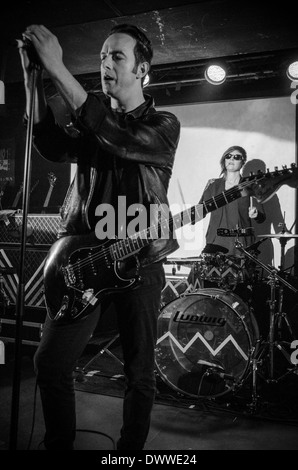 Indie-Band Glasvegas auf das Konzert, live-Musik Stockfoto