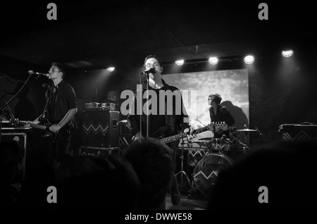 Indie-Band Glasvegas auf das Konzert, live-Musik Stockfoto