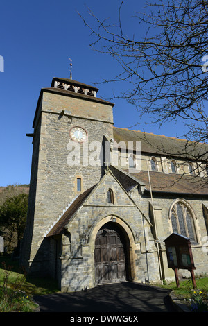 St. Edward Kirche in Knighton in Powys Mid Wales Uk Stockfoto