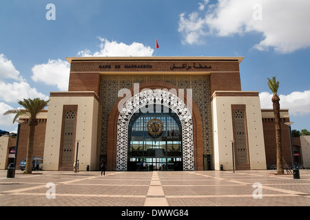 Gare de Marrakech in Marrakesch, Marokko Stockfoto