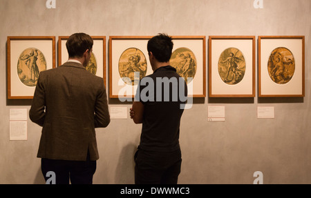 Renaissance-Impressionen: Chiaroscuro Holzschnitte, Ausstellung in der Royal Academy of Arts, London Stockfoto